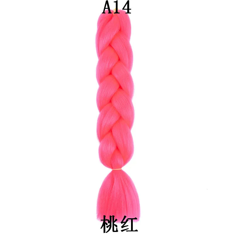 Synthetic 24 Inch 100g Braiding Hair Extensions