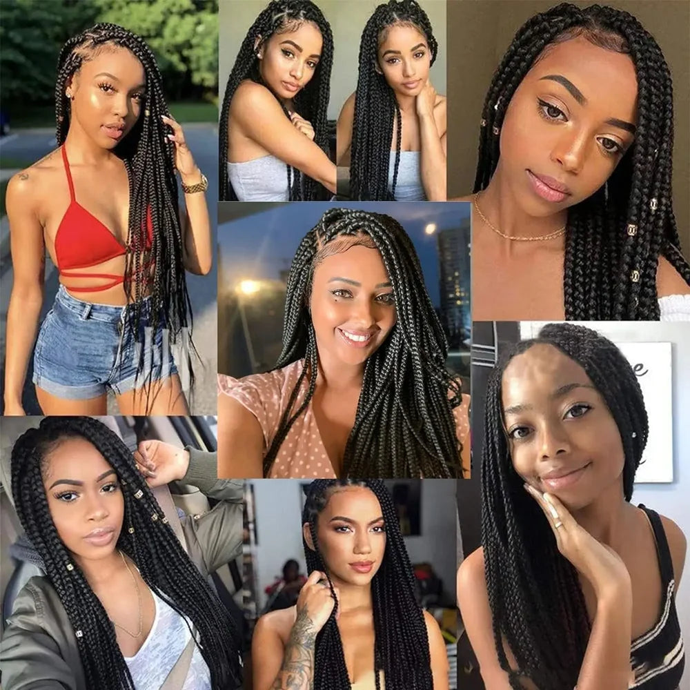 1/3/6 Packs 26 Inch Pre Stretched Braiding Hair Synthetic Easy Hair Yaki Straight Braids Wholesale Hot Water Setting For Women