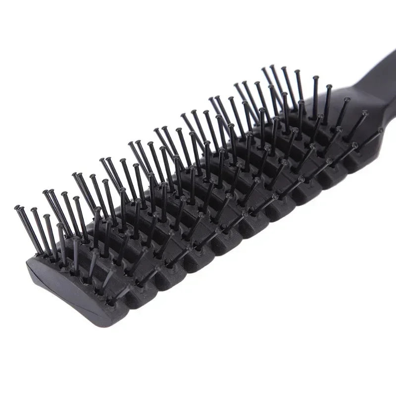 Professional Comb of Men’s Hair Styling Massage Curling Hairbrush Anti-tangle Anti-static Combs Special for Real Hair Wigs