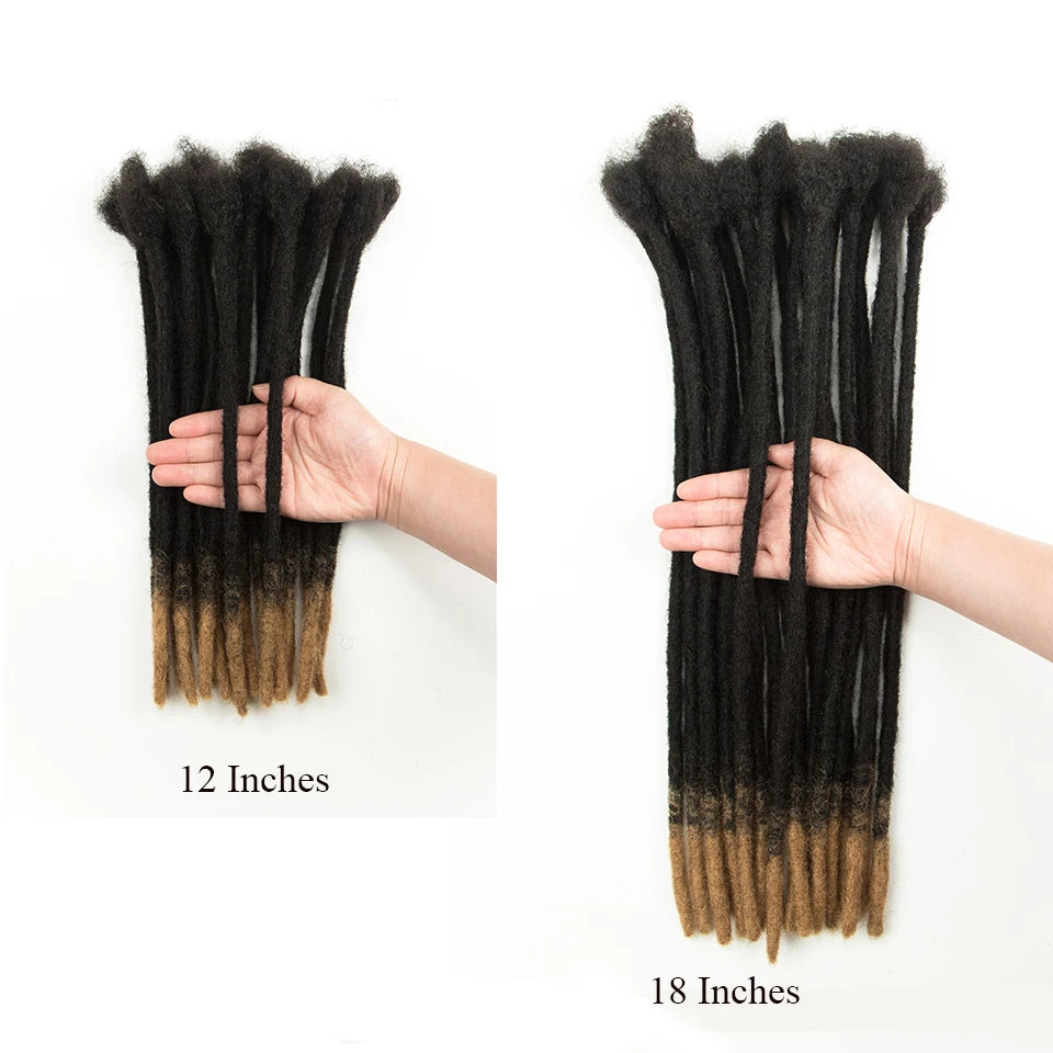 Brazilian Human Hair Dreadlocks Loc Extensions Kinky Straight Wholesale Crochet Braids  Remy Hair Extensions 10 20 40 60 Strands