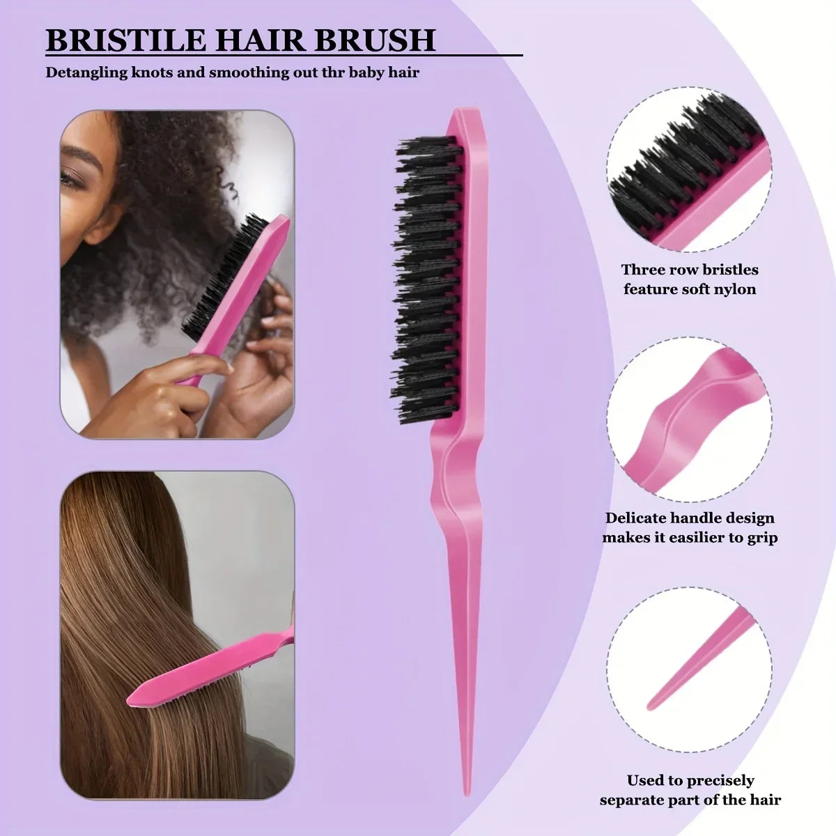 5-piece Curly/normal Hair Styling Tool, Suitable for Both Men and Women,  Special for Real Hair Wigs