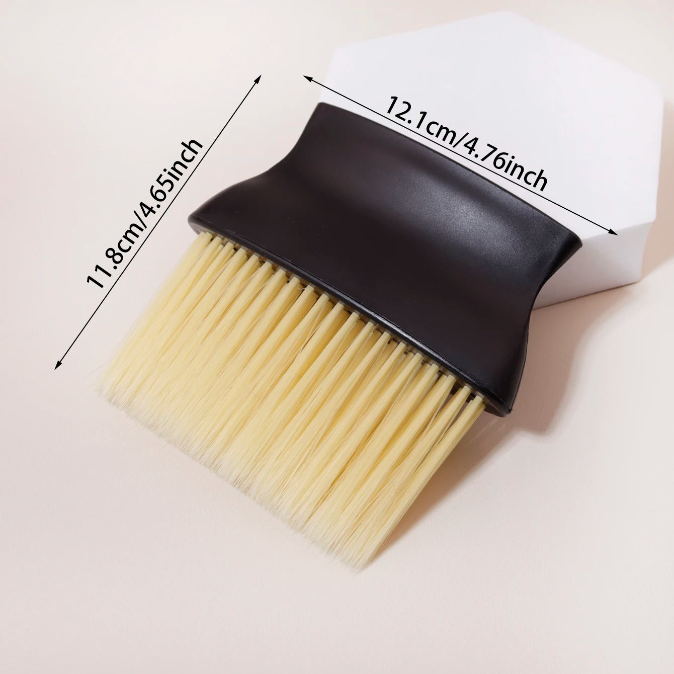 1PC Soft Hair Brush Neck Duster Barber Cleaning Brush Broken Hair Brush Hairdressing Brush，Special for real hair wigs