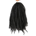 18 Inch 24strands/Pack Synthetic Marley Twist Hair Afro Kinky Curly for Faux Locs Twist Hair Senegalese Twists Hair Extensions