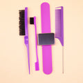 4pcshair brush, magnetic wristband, edge controlled tear comb, hair clip, silicone wrist strap，Special for real hair wigs