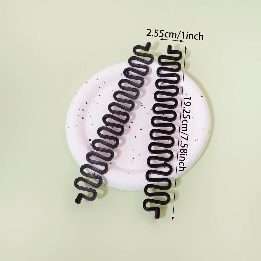 2pcs DIY French hair braiding tools, roller hairstyle maker, hair editing tools, hair accessories，Special for real hair wigs