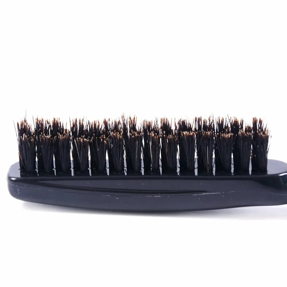 Professional Salon Black Comb Combing Brush Styling Tool Professional Plastic Hairdressing Comb，Special for real hair wigs