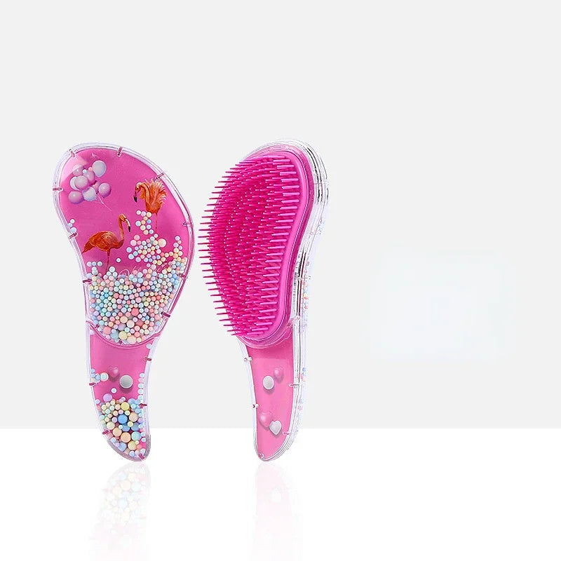 Star Magic Combs Anti-static Massage Unicorn Hair Brushes Tangle Detangle Shower Massage Hair Brush Special for Real Hair Wigs