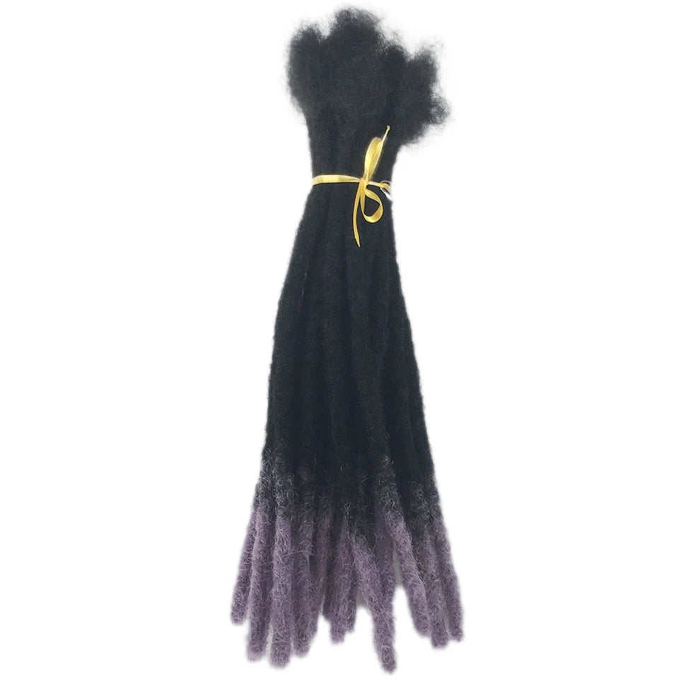 Brazilian Human Hair Dreadlocks Loc Extensions Kinky Straight Wholesale Crochet Braids  Remy Hair Extensions 10 20 40 60 Strands