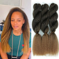 26inch Vixen Crochet Bulk Hair Synthetic Jumbo Braiding Hair Fluffy Kinky Straight Crochet Braids for Women Girls Hair Extension