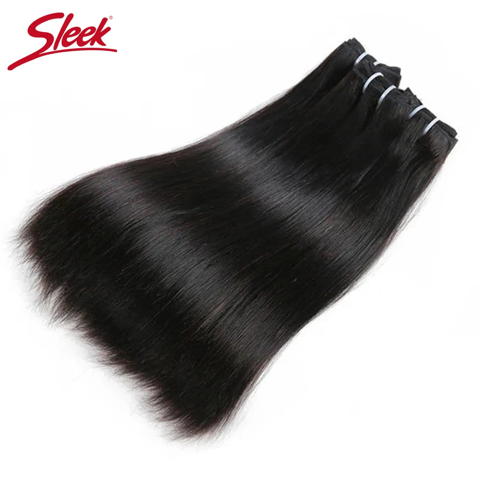 Sleek Brazilian Honey Blonde #27  Straight Hair Double Drawn Natural  Human Hair Weave Bundles Remy 6# 8# Human Hair Bundle