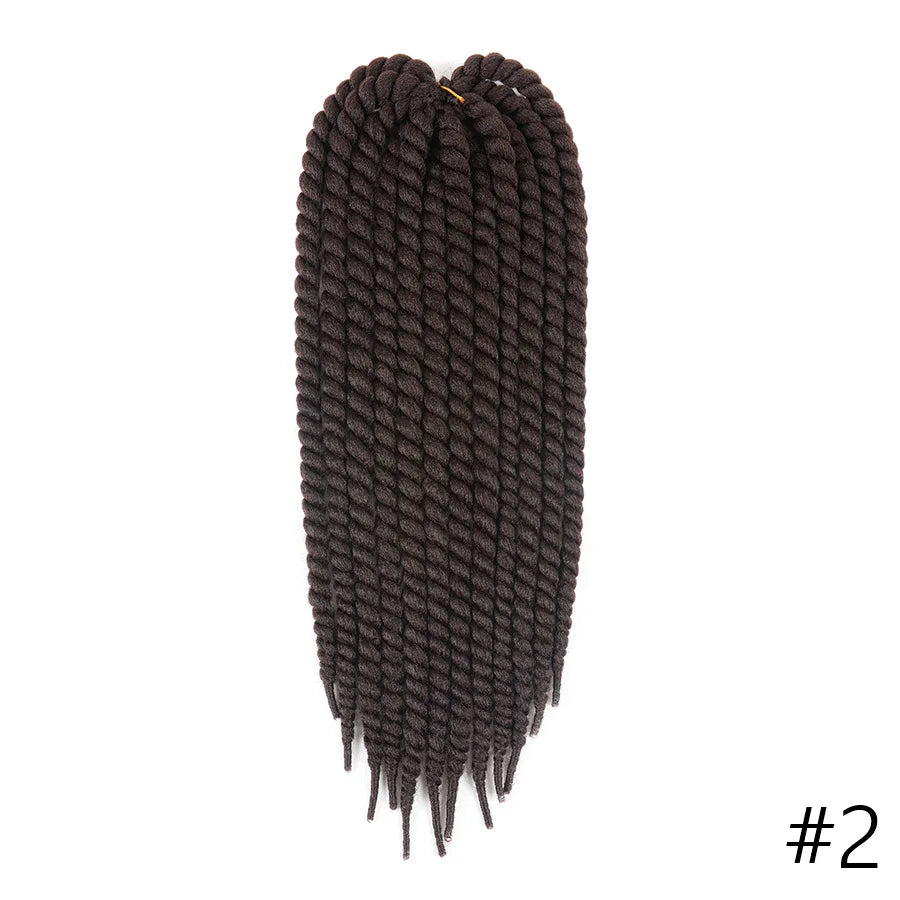 22 inch 120g Senegalese Twist Hair Jumbo Twist Braids Crochet Briads Ombre Synthetic Crochet Hair Braiding Hair For Black Women
