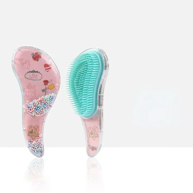 Star Magic Combs Anti-static Massage Unicorn Hair Brushes Tangle Detangle Shower Massage Hair Brush Special for Real Hair Wigs