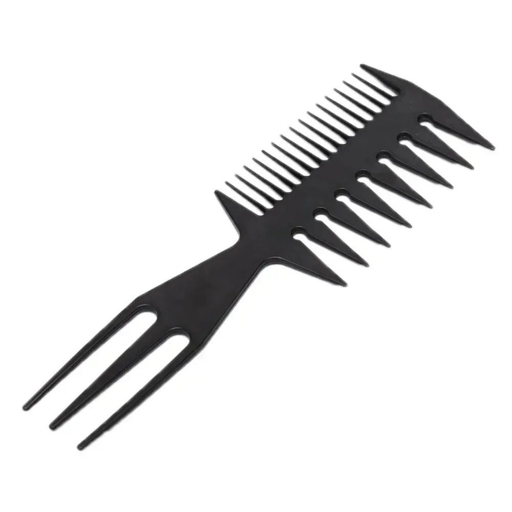 Professional Double Side Tooth Combs Fish Bone Shape Hair Brush Barber Hair Cutting Coloring Brush Special for Real Hair Wigs