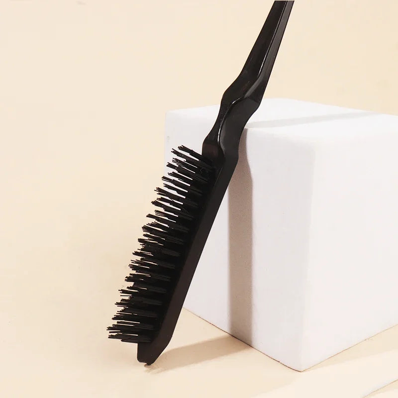 Hair Teasing Brush Back Combing Brush Rat Tail Teasing Hair Brush for Back Combing Styling Tool Special for Real Hair Wigs
