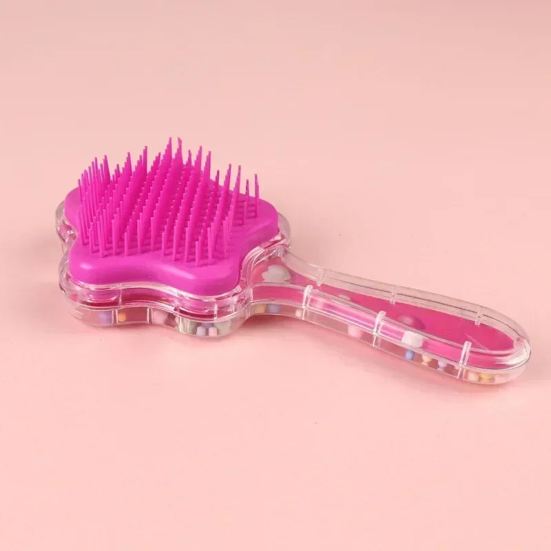 Star Magic Combs Anti-static Massage Unicorn Hair Brushes Tangle Detangle Shower Massage Hair Brush Special for Real Hair Wigs