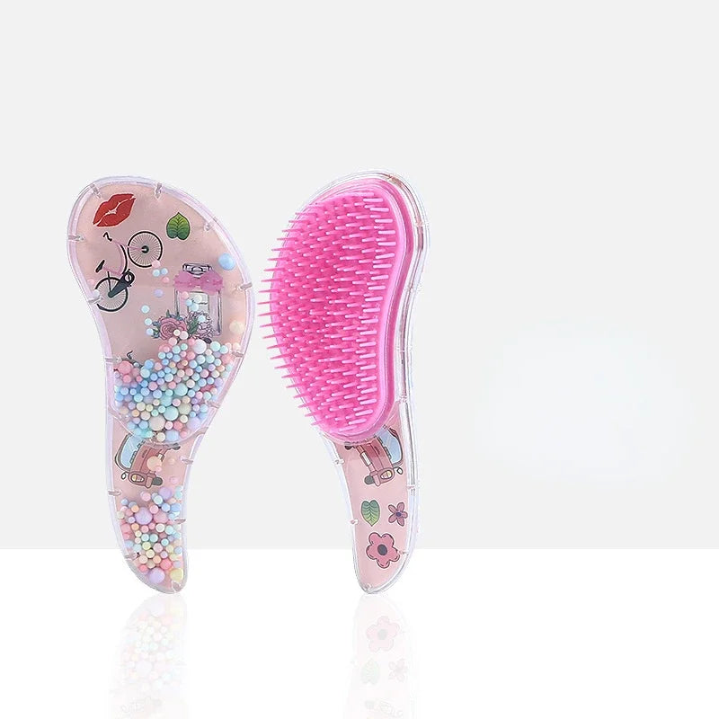 Star Magic Combs Anti-static Massage Unicorn Hair Brushes Tangle Detangle Shower Massage Hair Brush Special for Real Hair Wigs