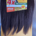 38 inch 4x Sensationnel prestretched Synthetic braiding hair braid kanekalon flame retardant for box braid and twist For Women