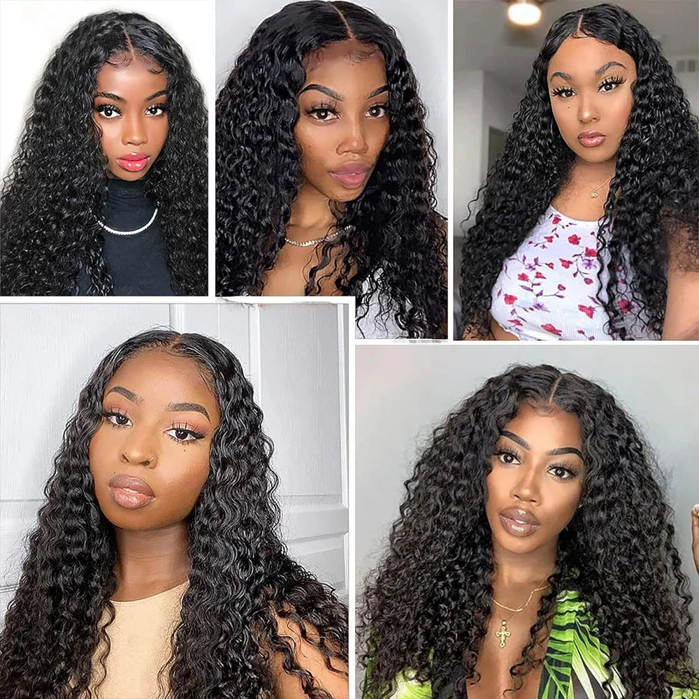 Wholesale 100% Unprocessed Virgin Human Hair Bundles Kinky Curly Brazilian  Natural Black Virgin Hair Extensions 1PC/Lot 50g