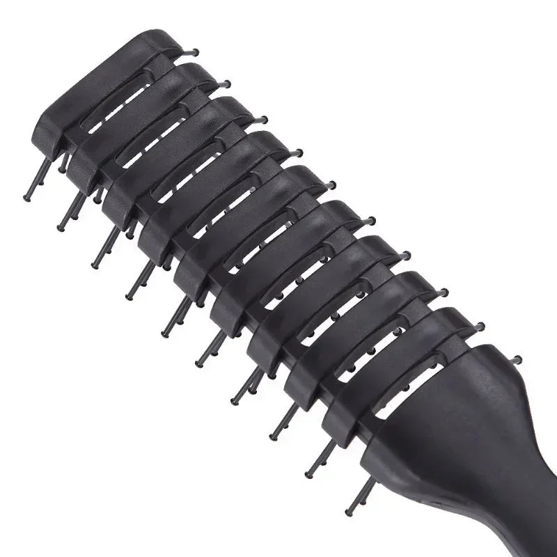 Professional Comb of Men’s Hair Styling Massage Curling Hairbrush Anti-tangle Anti-static Combs Special for Real Hair Wigs