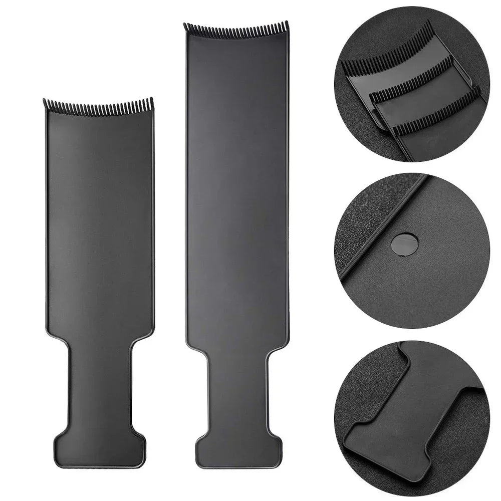 Toothed Hair Dye Plate and Brush Are Suitable for DIY Hair Salons Using Hair Dye Tools,Special for Real Hair Wigs