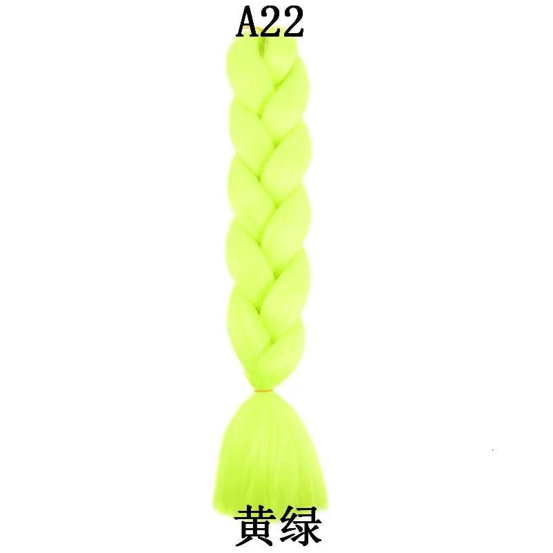 Synthetic 24 Inch 100g Braiding Hair Extensions