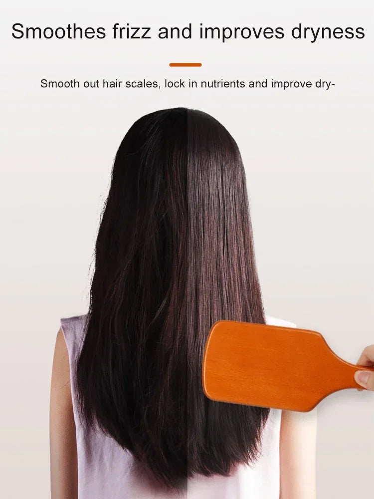 Efficient Hair Removal Comfortabl and Gentle Massage Innovative Professional Massage Comb Anti-static，Special for Real Hair Wigs