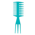 Professional Double Side Tooth Combs Fish Bone Shape Hair Brush Barber Hair Cutting Coloring Brush Special for Real Hair Wigs