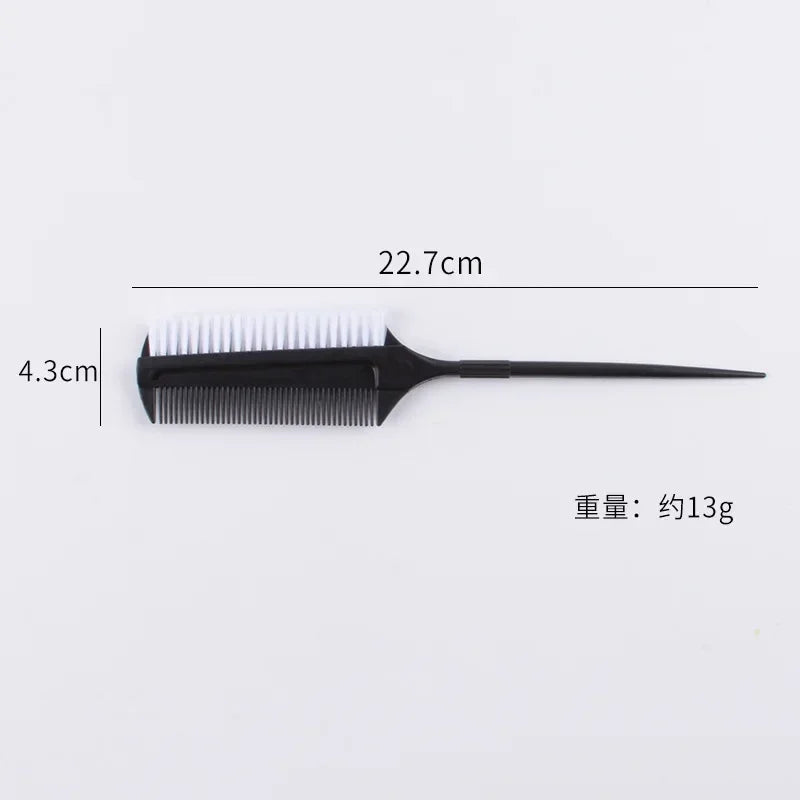 Professional Hairdressing Double sided Dyeing Comb Nylon Hair Dyeing  Hair Dyeing Brush Styling Tool，Special for real hair wigs