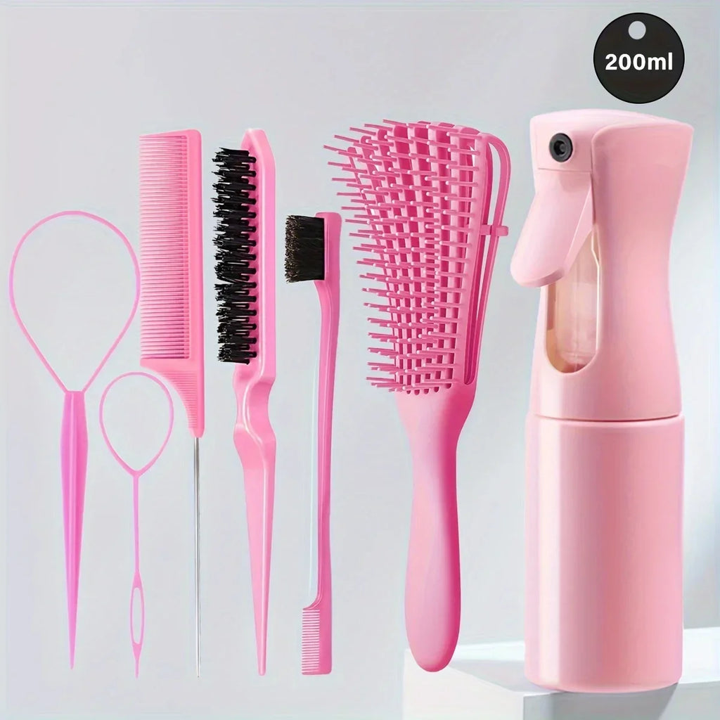 5-piece Curly/normal Hair Styling Tool, Suitable for Both Men and Women,  Special for Real Hair Wigs