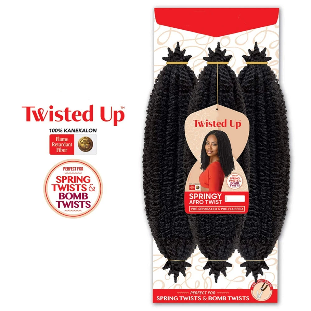 3X Springy Afro Twist Synthetic Braid 16/24inch Short Soft Afro Twist Crochet Braiding Hair Natural Hairstyles For Black Women