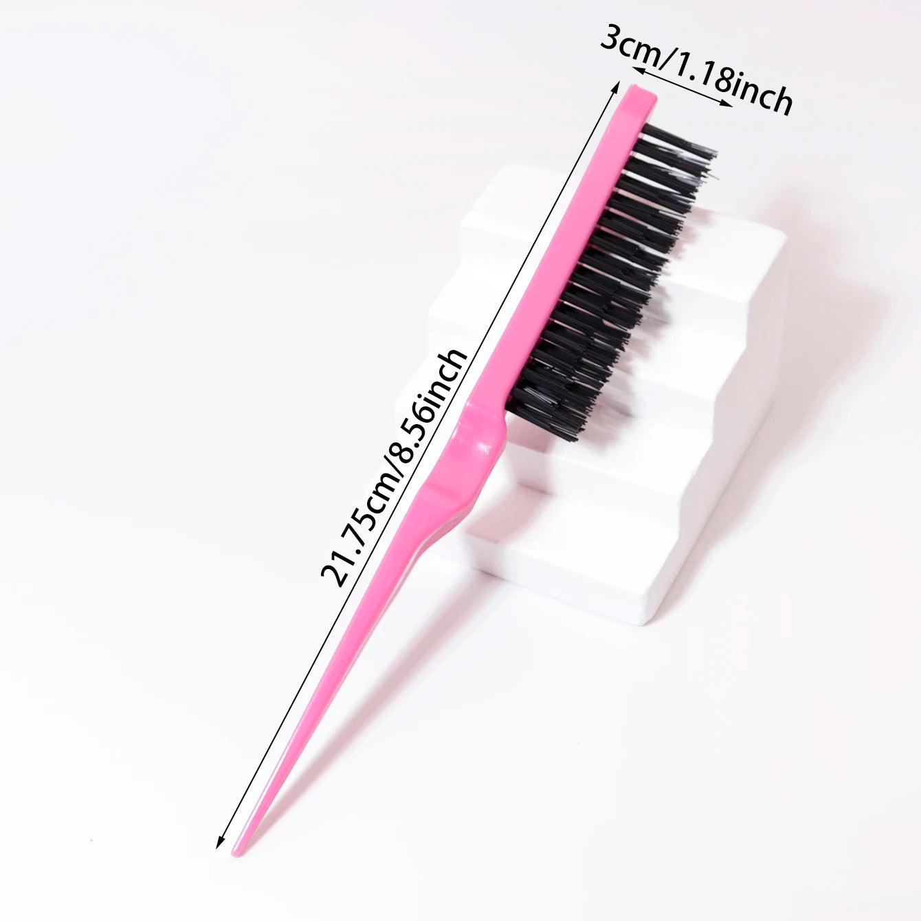 1/7Pcs Rat Tail Brush，for Back Combing, Root Volumizing, and Scalp Massage，Hair Styling Tool，Special for real hair wigs
