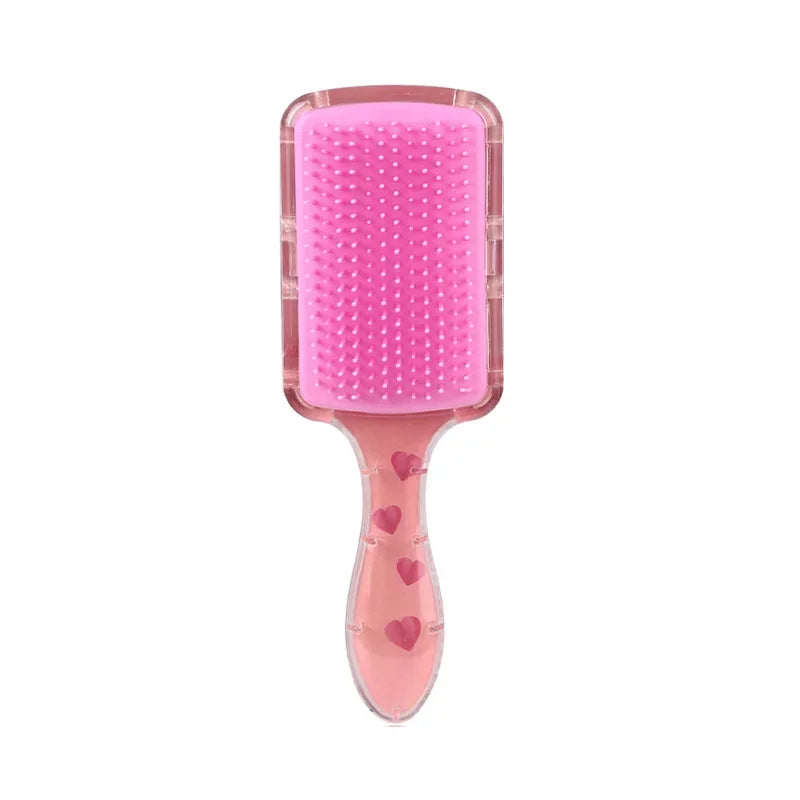 Cartoon Style Hair Brush Both Dry and Wet Massage Exfoliating Hair Brush Suitable Both Men and Women,Special for Real Hair Wigs