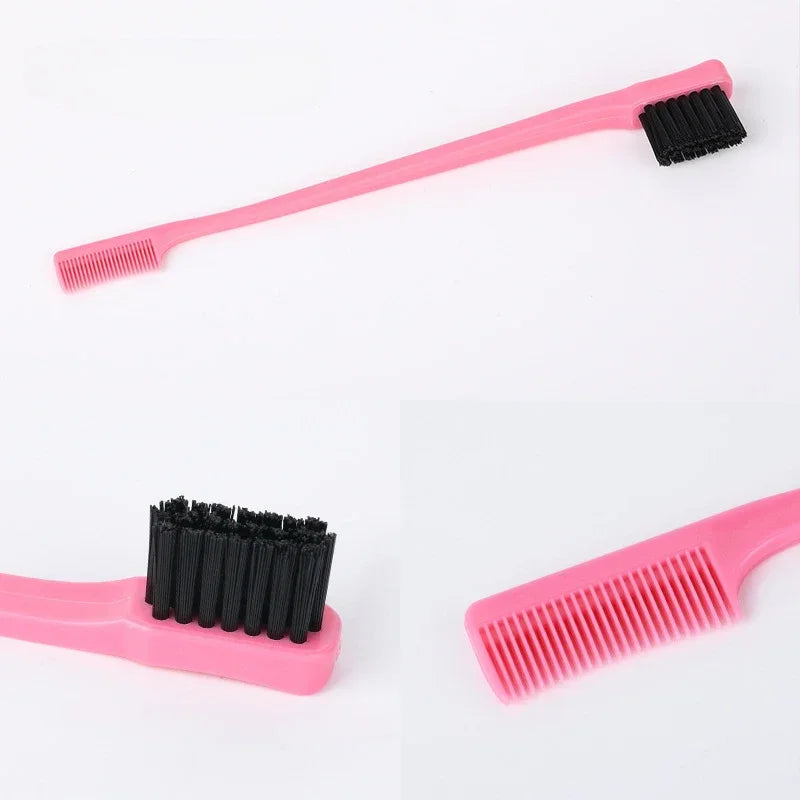 3pcs styling comb set teasing comb triple teasing comb mouse tail comb edge brushing hair tail tool，Special for real hair wigs
