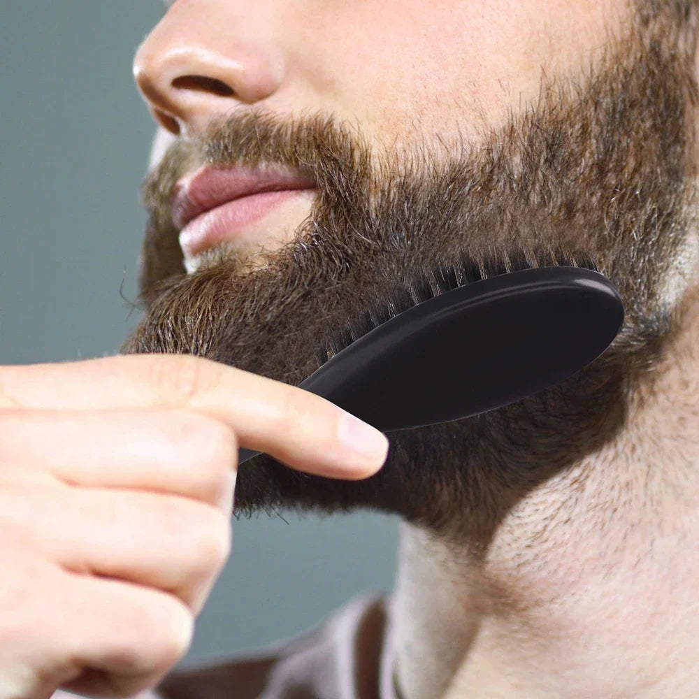 Hairdressing Brush Set Hairdressing Cleaning Brush Neck Dust Removal Brush Professional Styling Tool，Special for Real Hair Wigs