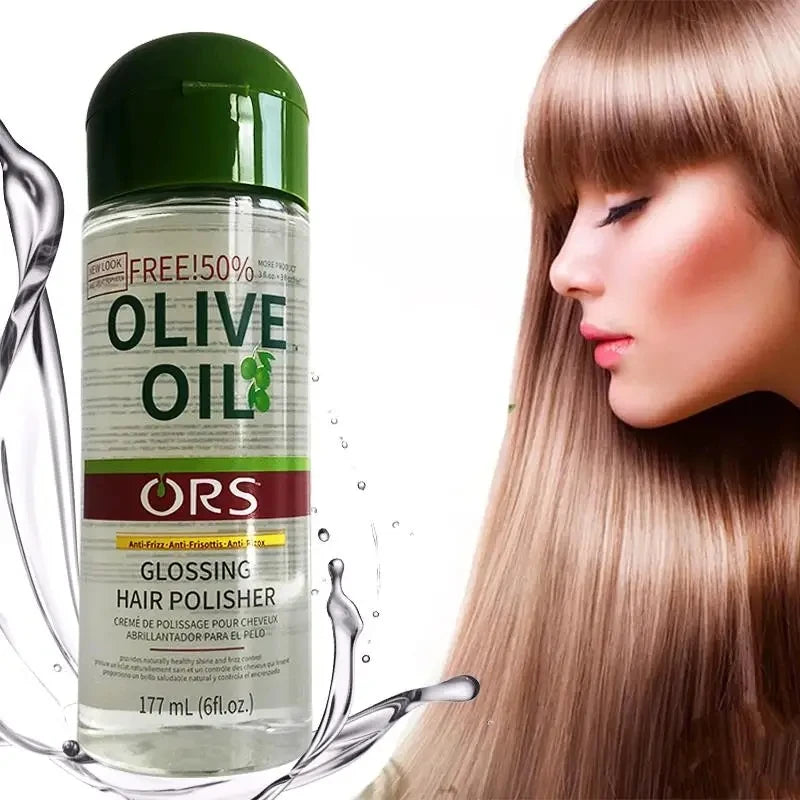 ORS 117ml Hair Polisher Olive Oil Moisturizing Essential Serum Anti-Frizz&Binding Serum Oil For All Hair Textures Strengthen