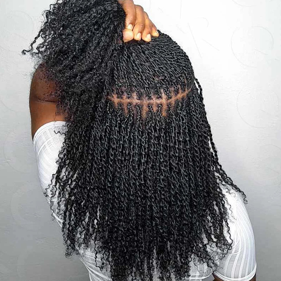 Big Sale Afro Kinky Bulk Human Hair For Braid Twists Curly Hair Extension Peruvian Hair For Dreadlock Extension Create Dreadlock