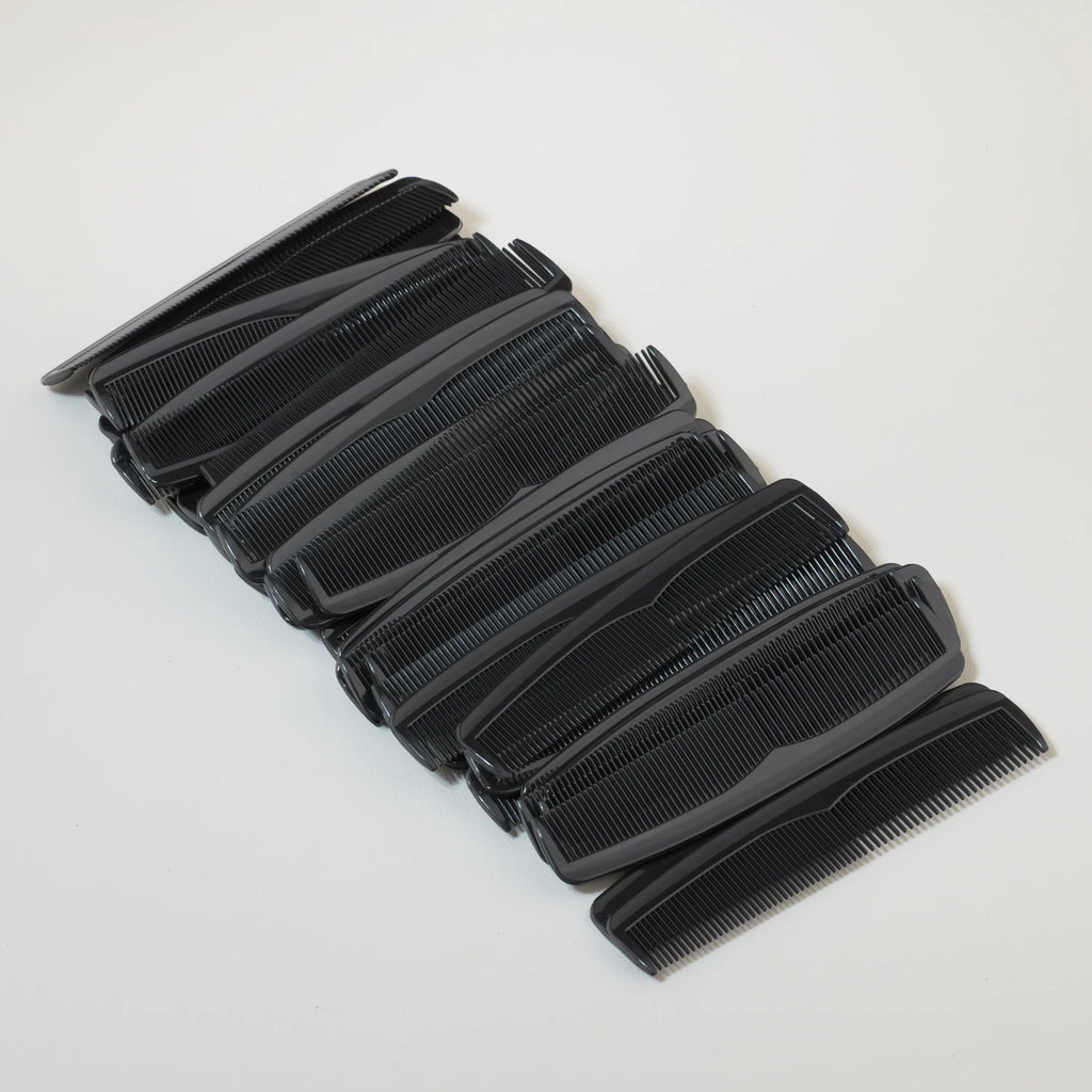 50/100Pcs Fine Tooth&Large Tooth Comb，Portable Dressing Comb Pocket Lightweight Small Mini Comb，Special for real hair wigs