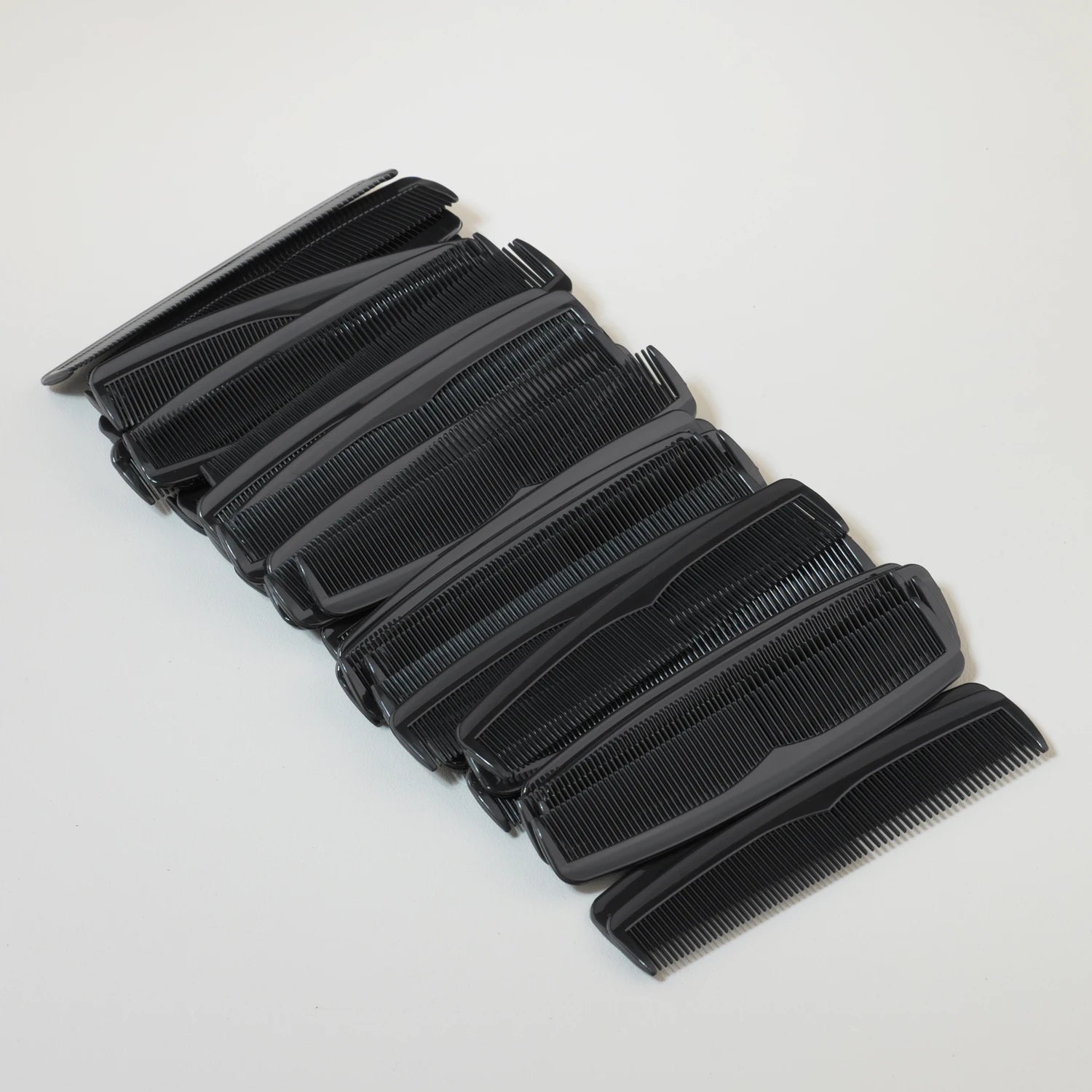 50/100Pcs Fine Tooth&Large Tooth Comb，Portable Dressing Comb Pocket Lightweight Small Mini Comb，Special for real hair wigs