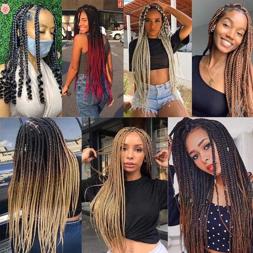 4x Sensationnel prestretched 38 inch Synthetic braiding hair braid kanekalon flame retardant for box braid and twist For Women