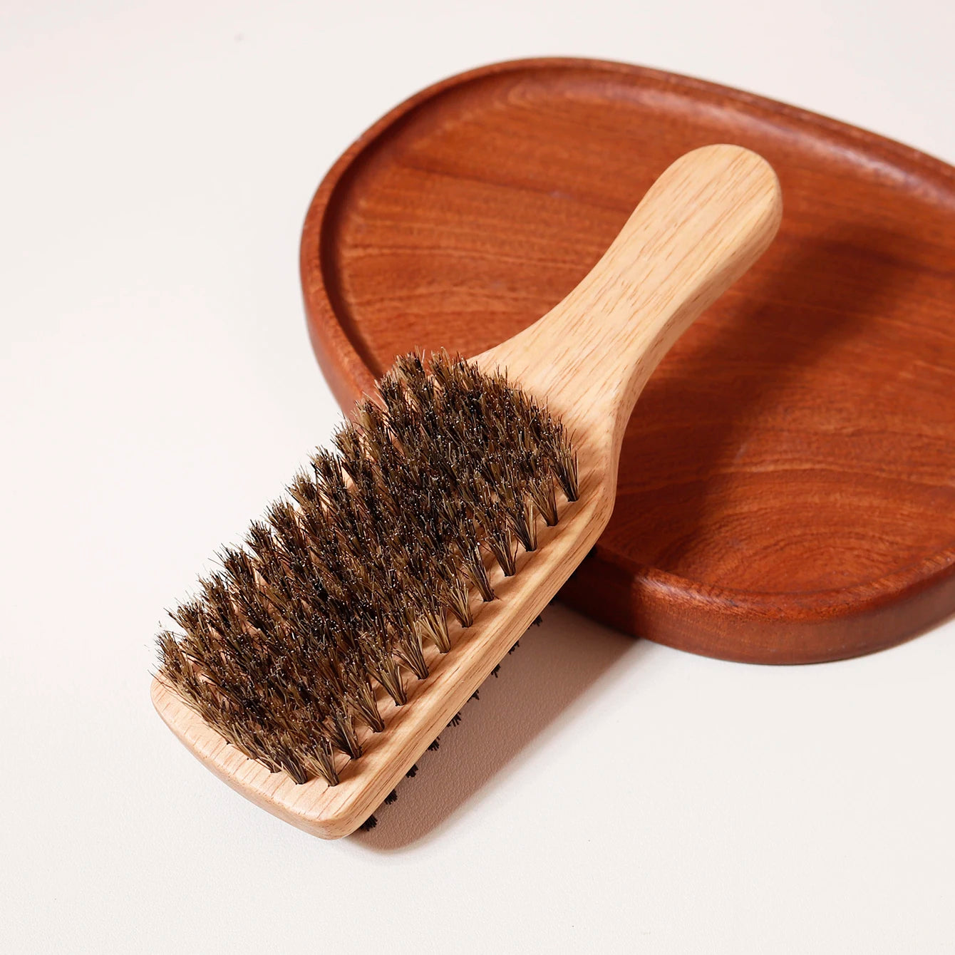 Double sided brush 1pc, soft and hard finishing and smoothing hair brush, hair styling brush，Special for real hair wigs