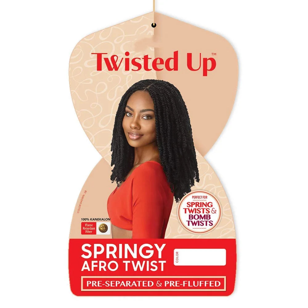 3X Springy Afro Twist Synthetic Braid 16/24inch Short Soft Afro Twist Crochet Braiding Hair Natural Hairstyles For Black Women