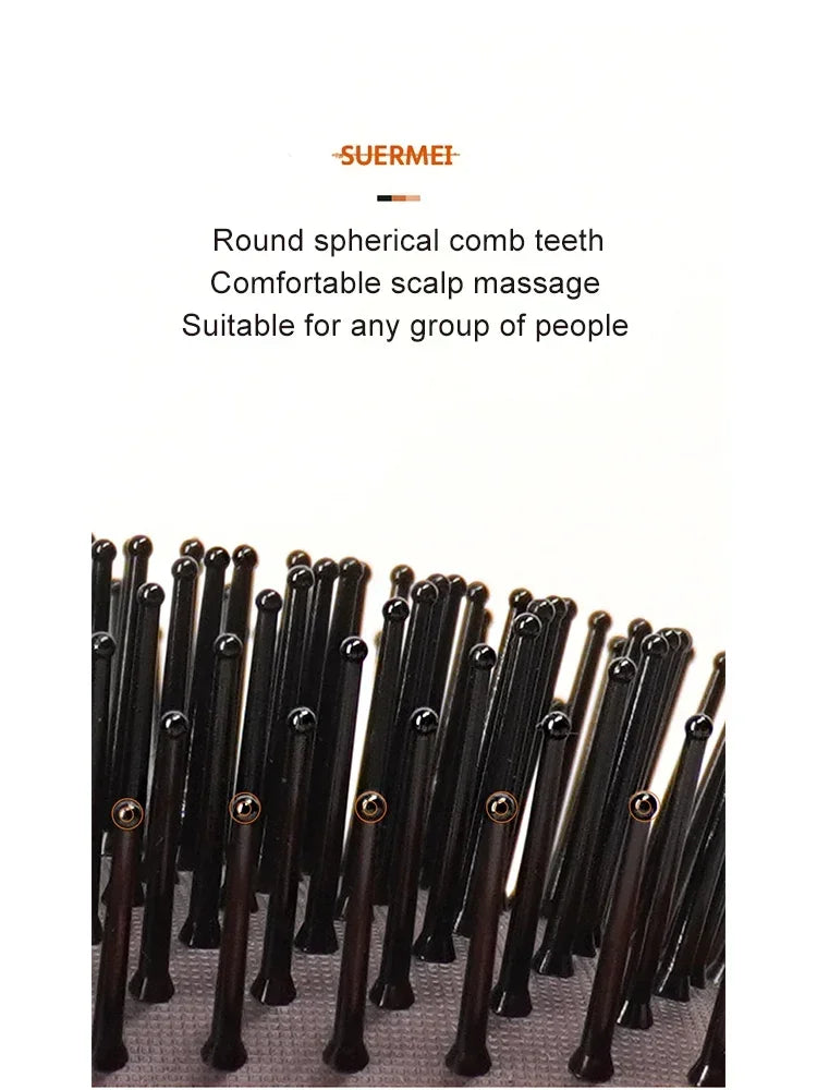 Efficient Hair Removal Comfortabl and Gentle Massage Innovative Professional Massage Comb Anti-static，Special for Real Hair Wigs