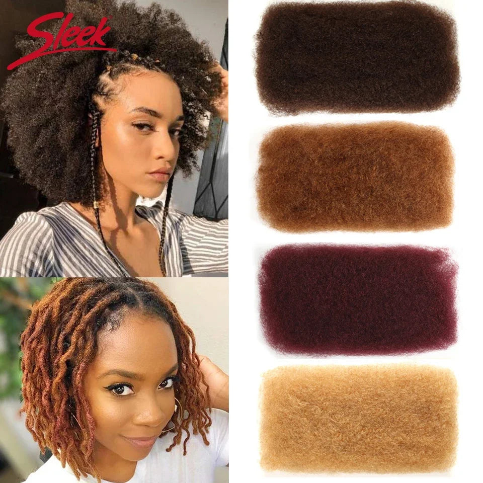 Big Sale Afro Kinky Bulk Human Hair For Braid Twists Curly Hair Extension Peruvian Hair For Dreadlock Extension Create Dreadlock