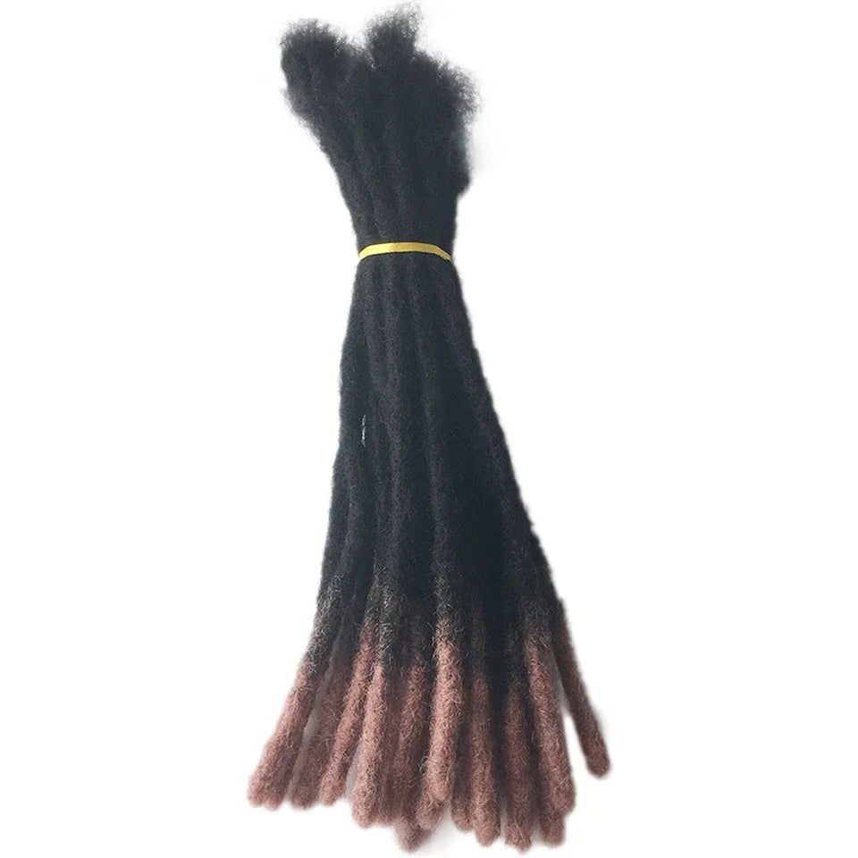 Brazilian Human Hair Dreadlocks Loc Extensions Kinky Straight Wholesale Crochet Braids  Remy Hair Extensions 10 20 40 60 Strands