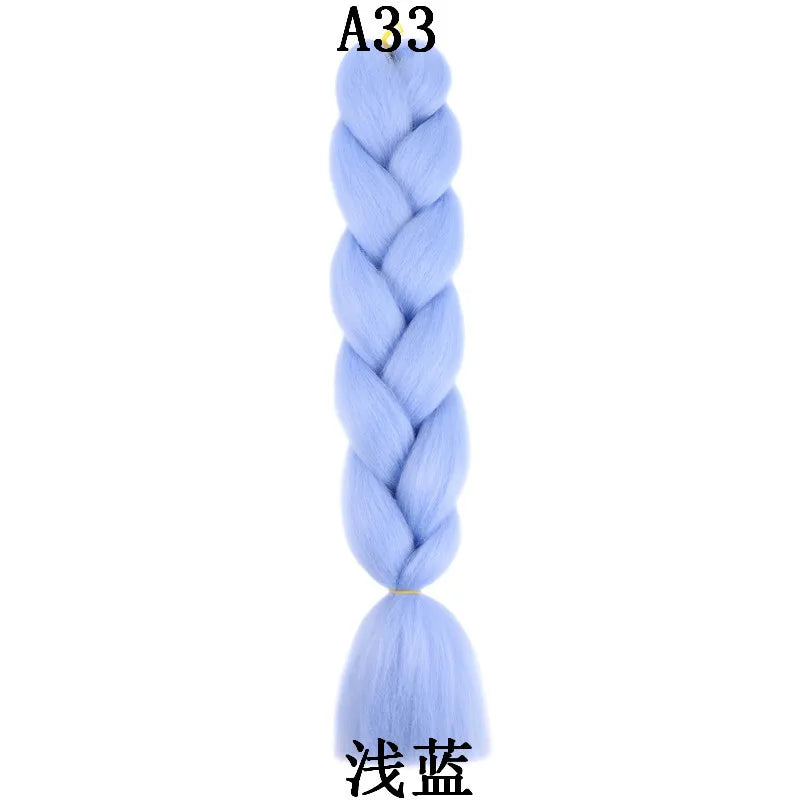 Synthetic 24 Inch 100g Braiding Hair Extensions