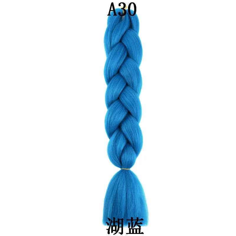Synthetic 24 Inch 100g Braiding Hair Extensions