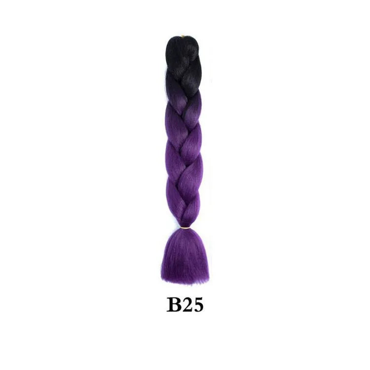 Synthetic Ombre Jumbo Braiding Hair 24 Inch