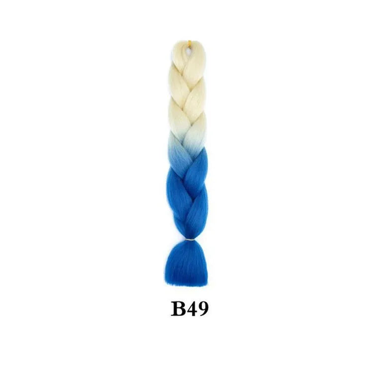 Synthetic Ombre Jumbo Braiding Hair 24 Inch