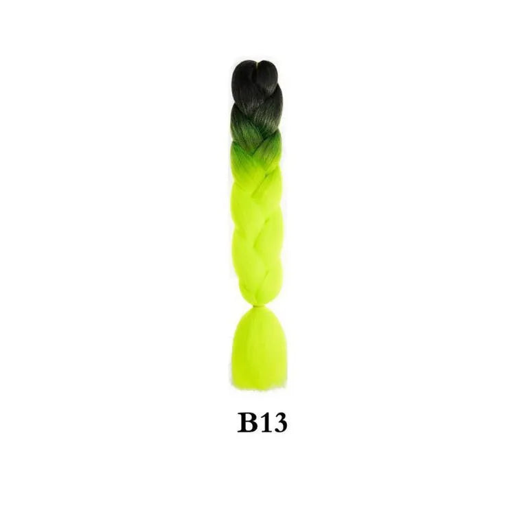 Synthetic Ombre Jumbo Braiding Hair 24 Inch