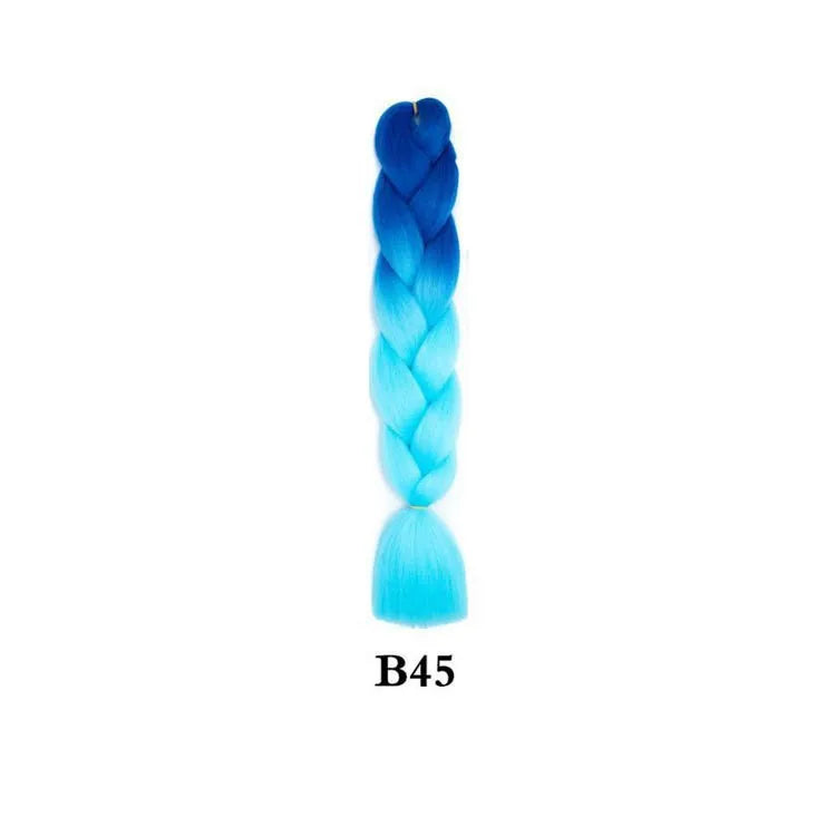 Synthetic Ombre Jumbo Braiding Hair 24 Inch